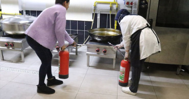 Çankırı'da Yangın Tatbikatı Gerçekleştirildi