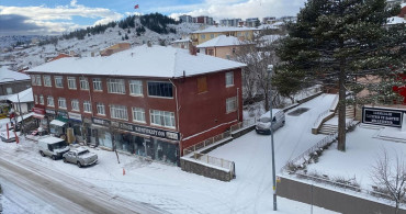 Çankırı'nın Yüksek Kesimlerinde Kar Yağışı Etkili Oldu