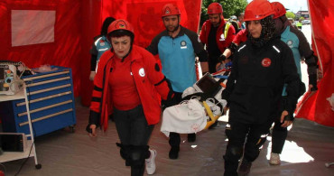Çarşamba Devlet Hastanesi’nde Kapsamlı Afet Tatbikatı