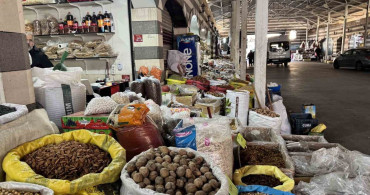 Çermik kuruyemiş pazarına yoğun ilgi
