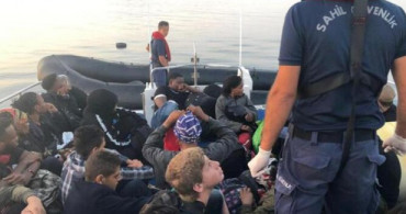 Çeşme Açıklarında 33 Düzensiz Göçmen Yakalandı