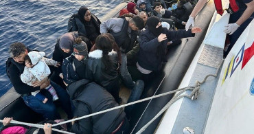 Çeşme Açıklarında 39 Düzensiz Göçmen Yakalandı