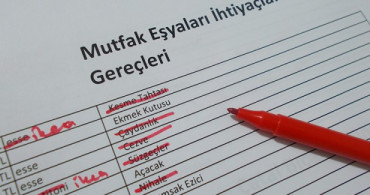 Çeyiz Listesinde Olması Gereken Eşyalar