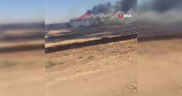 Ceylanpınar'da sondaj aracı yangını: 3 işçi yaralandı