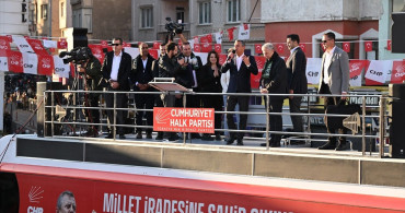 CHP Genel Başkanı Özgür Özel Kilis'te Miting Düzenledi