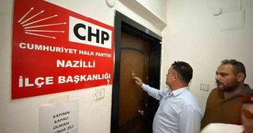 CHP Nazilli ilçe teşkilatında devir teslim krizi