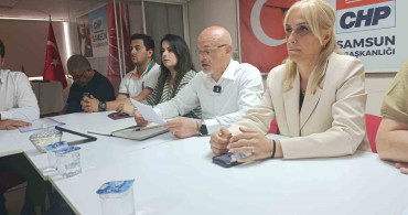 CHP Samsun il başkanı mehmet özdağ görevden alındı