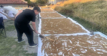 Çiçekdağı ilçesinde geleneksel bulgur yapım sezonu başladı