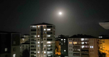 Çilek dolunayı edirne semalarını aydınlattı