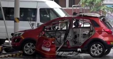 Çin’de Elektrikli Otomobil Şarj Olurken Patladı