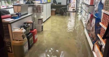 Çine'de Sağanak Yağış Hayatı Olumsuz Etkiledi