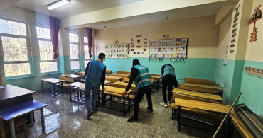 Cizre'de Denetimli Serbestlik Faaliyetleri: 212 Okul Temizlendi