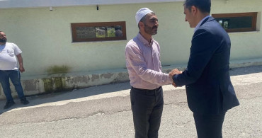 Çökek Mahallesi'nde cami inşaatı devam ediyor