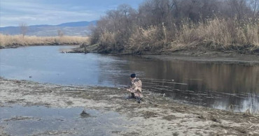 Çorum'da Bataklığa Saplanan Avcı Jandarma Tarafından Kurtarıldı