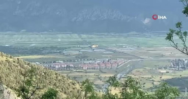 Çorum'da Dağ Yürüyüşünde Kaybolan Şahıs Helikopterle Kurtarıldı