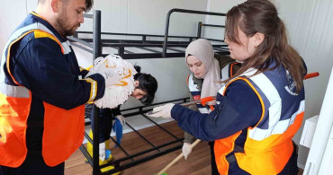 Çorum'da Hortum Sonrası Afetzedeler İçin Yaşam Konteynerleri Kuruldu