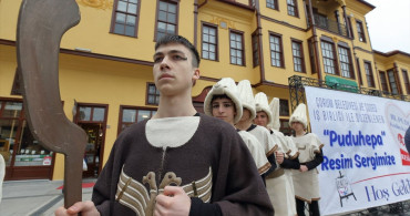 Çorum'da Puduhepa Resim Sergisi Açıldı