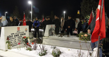 Çorum'da Şehit Aileleri Yeni Yıla Anma ile Girdi