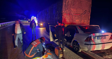 Çorum'da Tırla Çarpışan Otomobilin Sürücüsü Hayatını Kaybetti