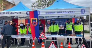Çorum'da Trafik Haftası Etkinliği