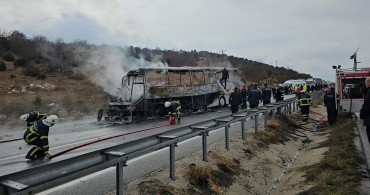 Çorum'da yolcu otobüsü kazası!