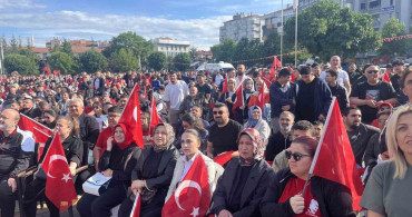 Çorum'da yüzlerce vatandaş A Milli Futbol Takımı'nı destekledi