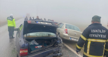 Çorum'da Zincirleme Trafik Kazası: 6 Yaralı