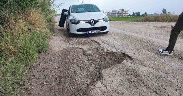 Çukur Yollar Protesto Edildi