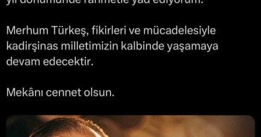 Cumhurbaşkanı Erdoğan, Alparslan Türkeş'i Anarak Vefatının 29'uncu Yıldönümünü Kutladı