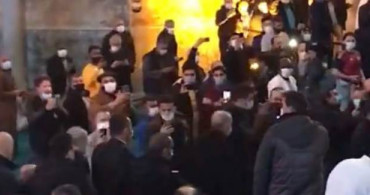 Cumhurbaşkanı Erdoğan Ayasofya'da Tekbirlerle Karşılandı