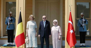 Cumhurbaşkanı Erdoğan, Belçika Kraliçesi Mathilde ile Görüştü