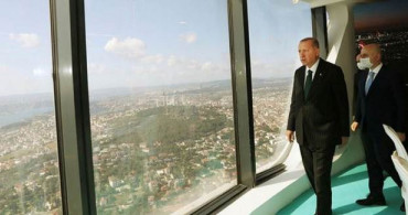 Cumhurbaşkanı Erdoğan Çamlıca Kulesini İnceledi