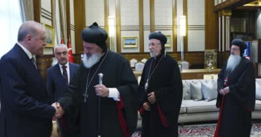 Cumhurbaşkanı Erdoğan, Dünya Süryani Ortodoks Kilisesi ruhani lideri ii. efram kerim'i kabul etti