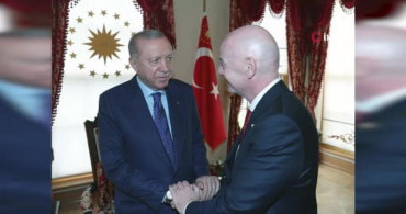 Cumhurbaşkanı Erdoğan, FIFA Başkanı Gianni Infantino'yu Ağırladı