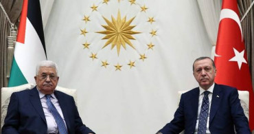 Cumhurbaşkanı Erdoğan Filistin Devlet Başkanı ile Görüştü