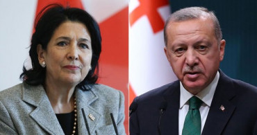 Cumhurbaşkanı Erdoğan, Gürcistan Cumhurbaşkanı İle Görüştü