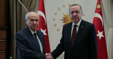 Cumhurbaşkanı Erdoğan ile Bahçeli Görüştü