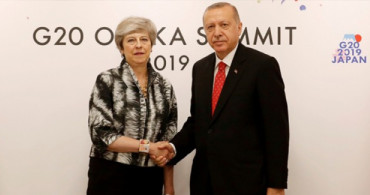 Cumhurbaşkanı Erdoğan, İngiltere Başbakanı May İle Görüştü