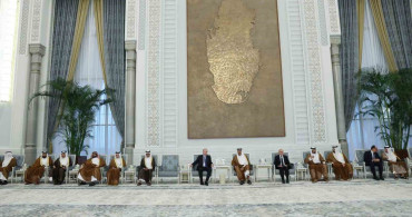 Cumhurbaşkanı Erdoğan, Katar Emiri Al Thani ile bir araya geldi