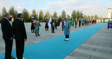 Cumhurbaşkanı Erdoğan, KKTC Cumhurbaşkanı Erhürman'ı Törenle Karşıladı