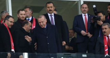 Cumhurbaşkanı Erdoğan Milli Maçı Takip Etti