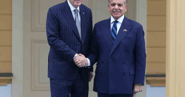 Cumhurbaşkanı Erdoğan, Pakistan Başbakanı Şerif’i resmi törenle karşıladı