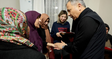 Cumhurbaşkanı Erdoğan, Şehit Polis Memuru Yasin Koçyiğit'in Ailesine Taziye Ziyareti Gerçekleştirdi