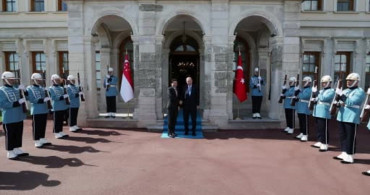 Cumhurbaşkanı Erdoğan, Singapur başbakanı Wong’u kabul etti