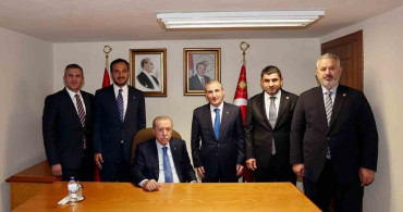 Cumhurbaşkanı Erdoğan, Sultanbeyli Belediye Başkanı Ali Tombaş’ı kabul etti