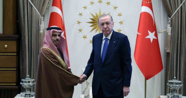 Cumhurbaşkanı Erdoğan, Suudi Bakan Faysal bin Ferhan'ı Ağırladı