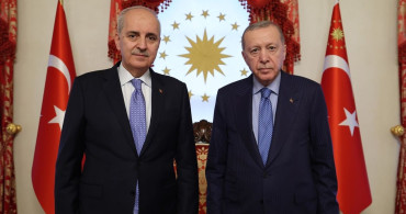 Cumhurbaşkanı Erdoğan, TBMM Başkanı Kurtulmuş'u Ağırladı