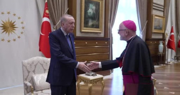 Cumhurbaşkanı Erdoğan, Türkiye Katolik Episkoposlar heyetini kabul etti