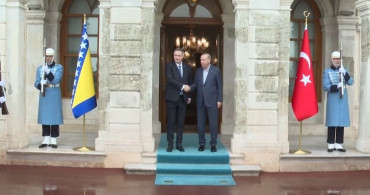 Cumhurbaşkanı Erdoğan ve Becirovic'in Görüşmesi