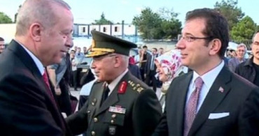 Cumhurbaşkanı Erdoğan ve İBB Başkanı Ekrem İmamoğlu Aynı Karede
